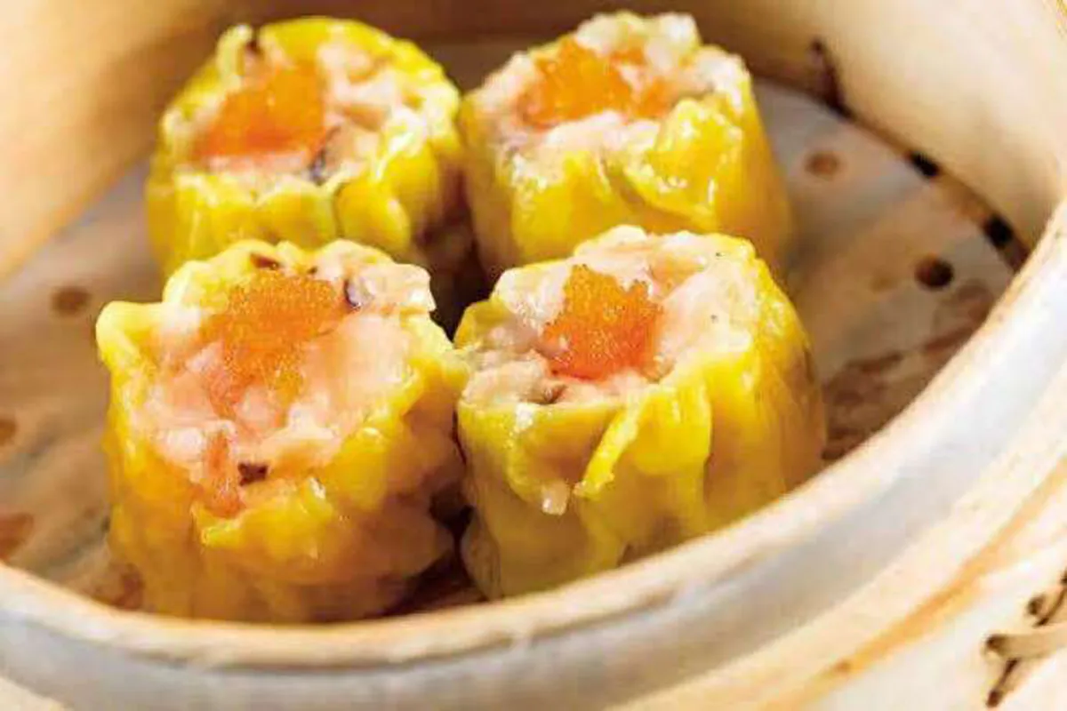 Pork & Shrimp Shumai at Dim Sum & Kimchi，a Asian Fusion Restaurant in Bettendorf